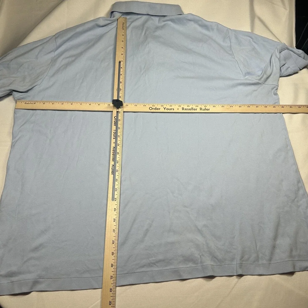 Ralph Lauren Polo Shirt Men's 3XB Blue Short Sleeve Pony‎ Classic *SPOTS/HOLE